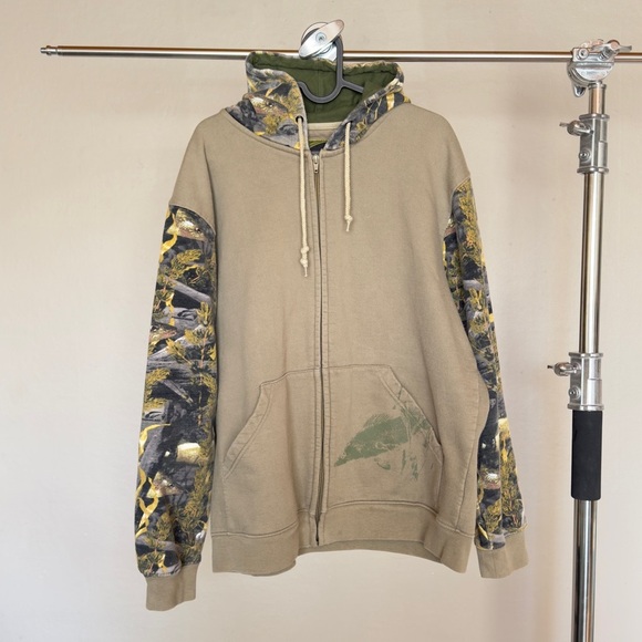 Fishouflage Full Zip-Up Hoodie - Picture 1 of 12